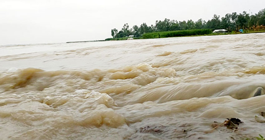 পানি বাড়ছে তিস্তায়, নিচু এলাকা প্লাবিত