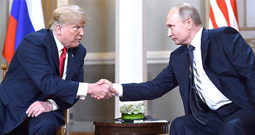 শেষ হলো ট্রাম্প–পুতিন দ্বিপক্ষীয় বৈঠক