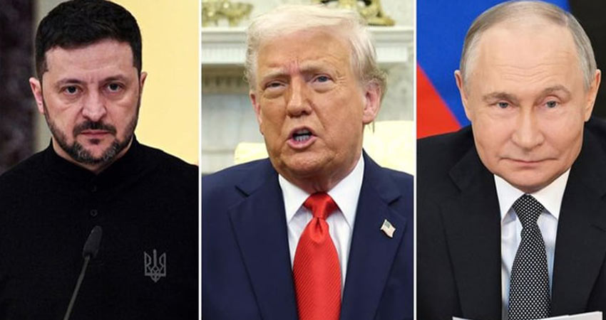 এবার পুতিন ও জেলেনস্কিকে নিয়ে বসতে যাচ্ছেন ট্রাম্প!