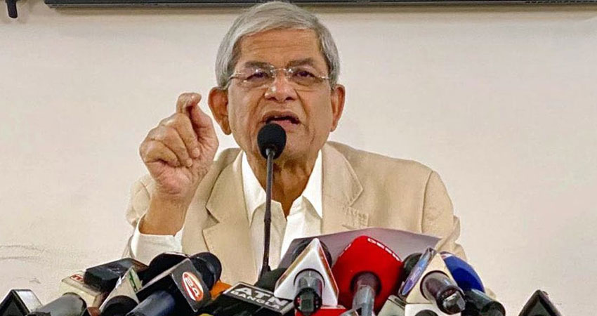 পিআর পদ্ধতিতে নির্বাচনের পক্ষে নয় বিএনপি: ফখরুল