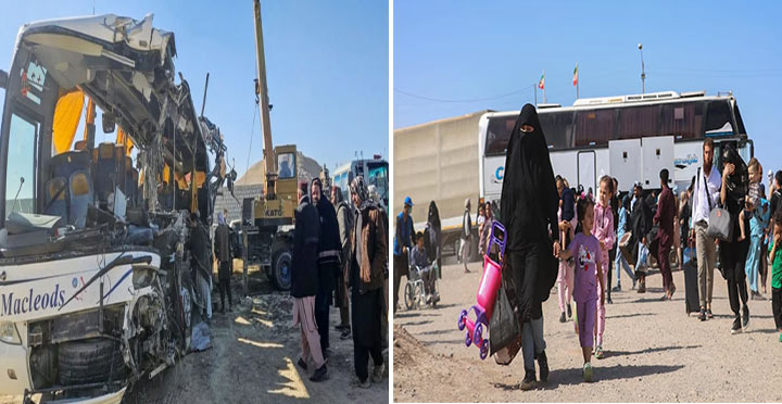 ইরান ফেরত ৭১ আফগান শরণার্থী সড়ক দুর্ঘটনায় নিহত