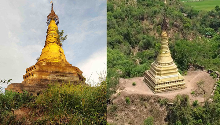 অযত্ন-অবহেলায় ৩১৫ বছরের প্রাচীন স্থাপত্য  লাওয়ে প্যাগোডা