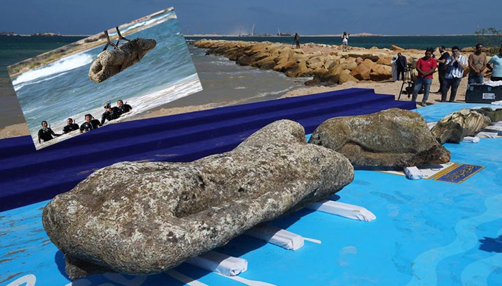 মিশরে সমুদ্রতলে প্রাচীন শহরের খোঁজ