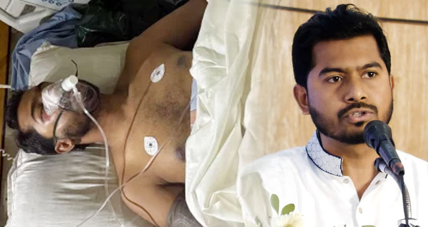 গুরুতর আহত হয়ে ঢামেকের আইসিইউতে নুরুল হক নুর 