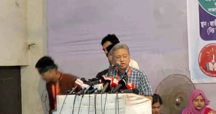 নতুন বাংলাদেশের জন্য রাজনৈতিক সংস্কৃতি বদলাতে হবে: খসরু