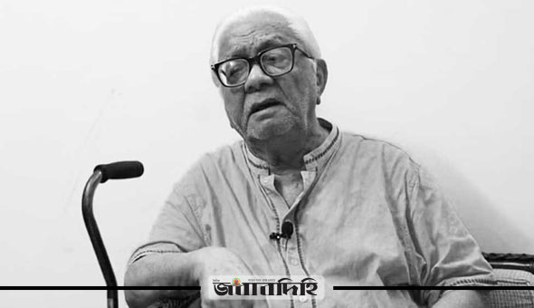 শহীদ মিনারে নেওয়া হয়েছে বদরুদ্দীন উমরের মরদেহ