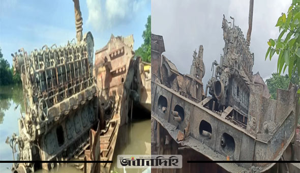 ৩৩ বছর পর মাটি খুঁড়ে তোলা হলো রহস্যময় জাহাজ