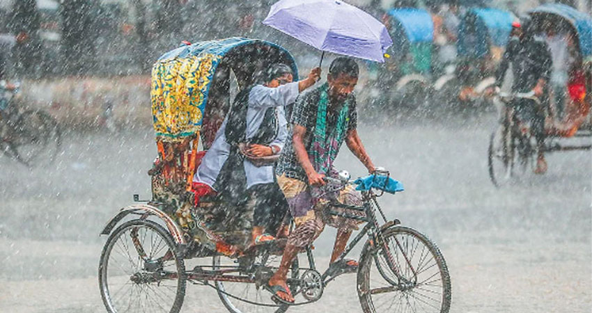 যেসব অঞ্চলে টানা পাঁচ দিন ভারী বৃষ্টিপাতের আভাস 