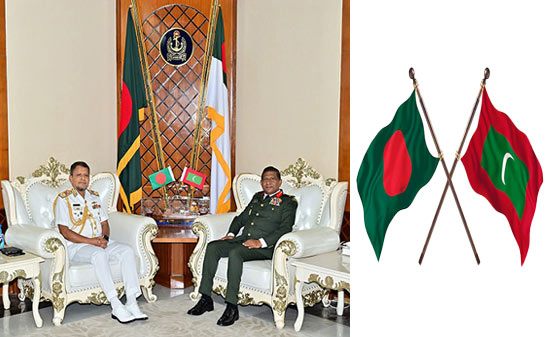 ঢাকা সেনানিবাসে ব্যস্ততম দিন কাটিয়েছেন মালদ্বীপ ন্যাশনাল ডিফেন্স ফোর্স প্রধান