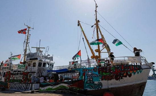 ইসরাইলকে চ্যালেঞ্জ ছুড়ে গাজার পথে গ্লোবাল সমুদ ফ্লোটিলা