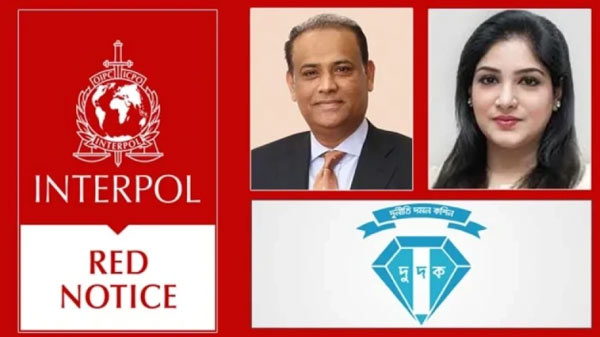 সাইফুজ্জামান-রুকমিলা দম্পতির বিরুদ্ধে ইন্টারপোলে ‘রেড নোটিশ’ জারির আবেদন মঞ্জুর