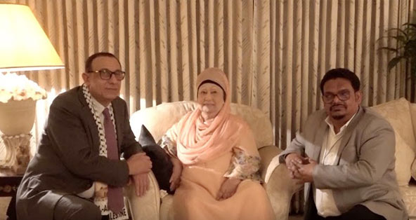 খালেদা জিয়ার সঙ্গে সাক্ষাৎ করলেন ফিলিস্তিনের রাষ্ট্রদূত