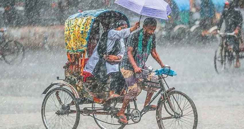 যেসব অঞ্চলে ভারী বৃষ্টিপাতের আভাস