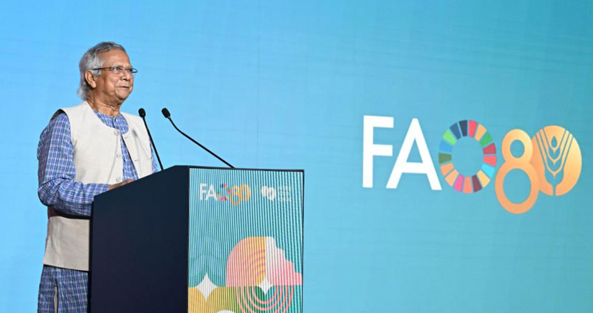 ক্ষুধা অভাবের কারণে হয় না, এটি অর্থনৈতিক ব্যবস্থার ব্যর্থতা: ড. ইউনূস