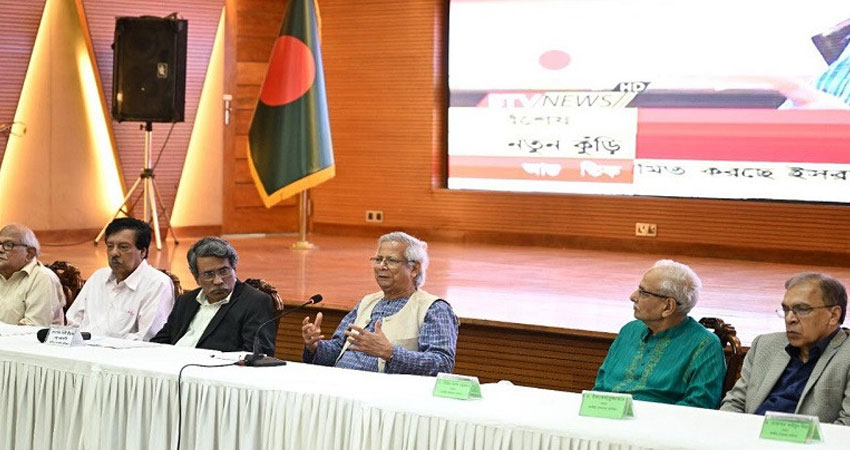 ফেব্রুয়ারিতে নির্বাচন ঐকমত্য কমিশনের সনদেরই অংশ: প্রধান উপদেষ্টা