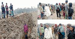 কেন্দুয়ায় ফসলি জমির মাটি কেটে রাস্তা নির্মাণের  অভিযোগ, ক্ষতিগ্রস্ত দুই শতাধিক কৃষক