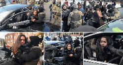 যুক্তরাষ্ট্রে বাংলাদেশি বংশোদ্ভূত নারীকে টেনেহিঁচড়ে গাড়ি থেকে নামাল আইস এজেন্টরা