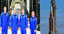 চাঁদ ঘুরিয়ে আনতে প্রস্তুত নাসার রকেট