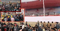 চট্টগ্রাম পলোগ্রাউন্ড মাঠে নেতাকর্মীদের ঢল