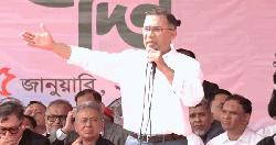 চট্টগ্রামে সমাবেশের মঞ্চে তারেক রহমান