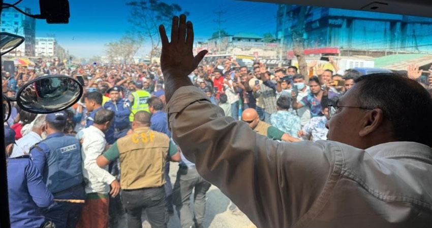 ময়মনসিংহে তারেক রহমান, উচ্ছ্বসিত নেতাকর্মীরা