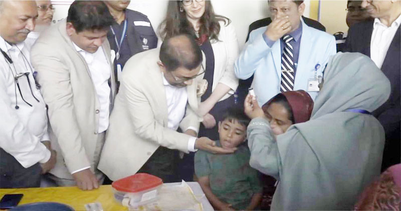 টিকাদান কর্মসূচির উদ্বোধন; আজ থেকে সারা দেশে মিলবে হামের টিকা