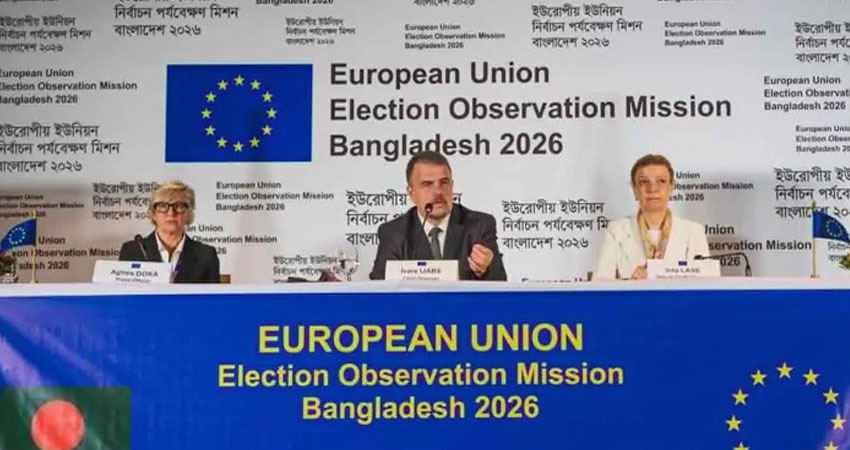 জাতীয় নির্বাচনে ইঞ্জিনিয়ারিংয়ের অ‌ভিযোগ পায়‌নি ইইউ নির্বাচন মিশন