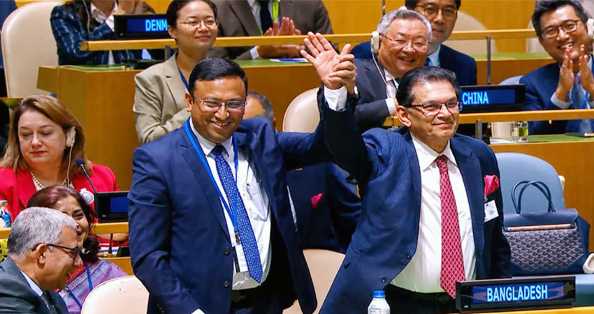 জাতিসংঘের সভাপতির দায়িত্ব নিচ্ছেন ড. খলিলুর রহমান